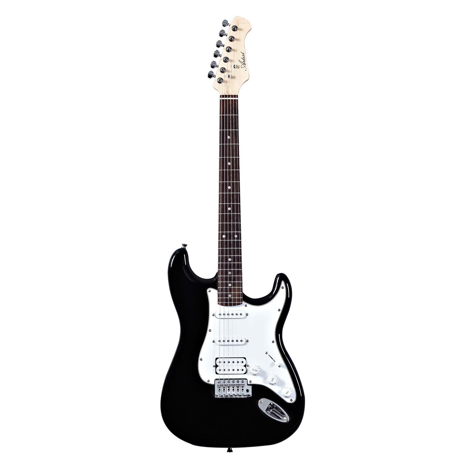 Artist STHPKBK Electric Guitar Plus Amp & Accessories Black