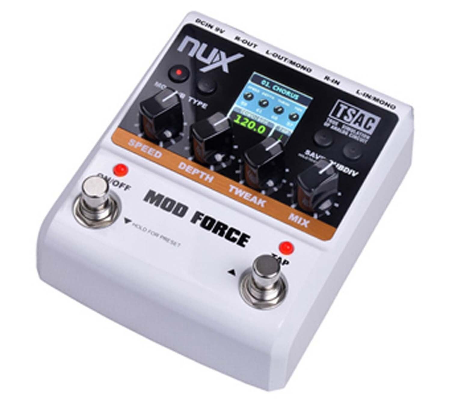 NuX MOD FORCE Multi Modulation Effects Pedal Nux