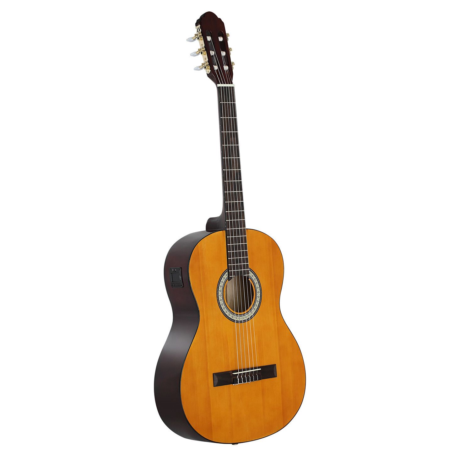 Artist CL44SPKAM Full Size Classical Guitar Pack, Nylon, Slim Neck