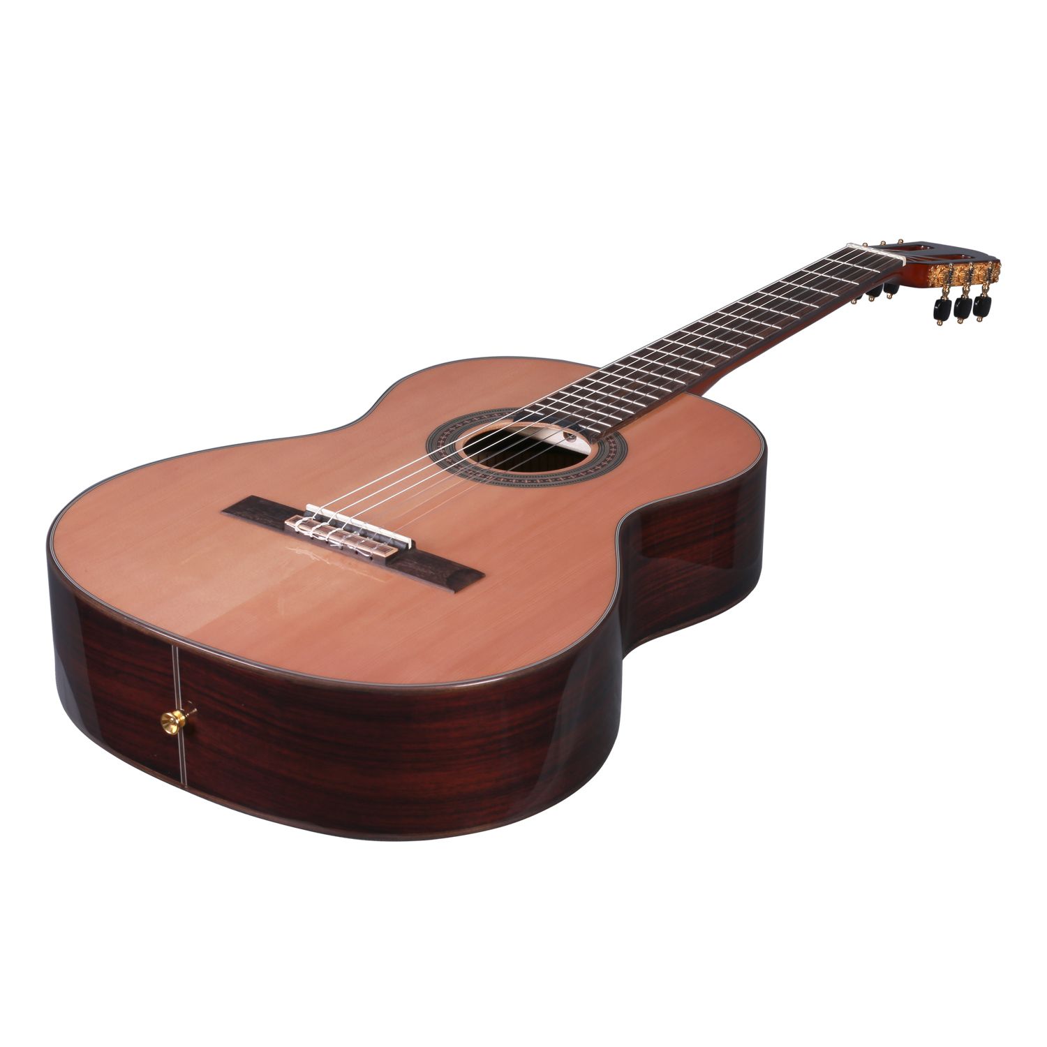 Artist CG200 Classical Guitar, Solid Wood Spruce and Rosewood body