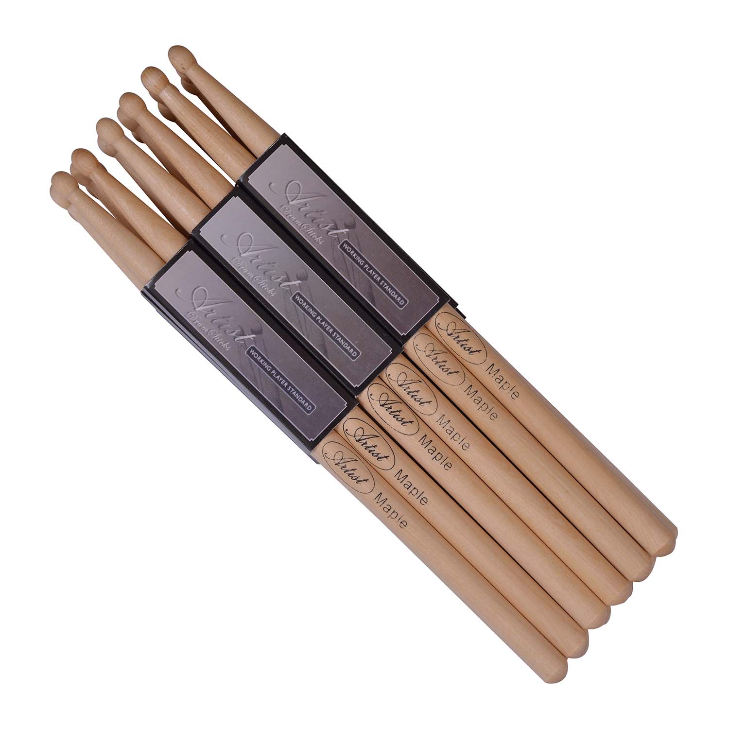 Artist DSMJR6 Junior Drum Sticks for Kids 6 Pairs