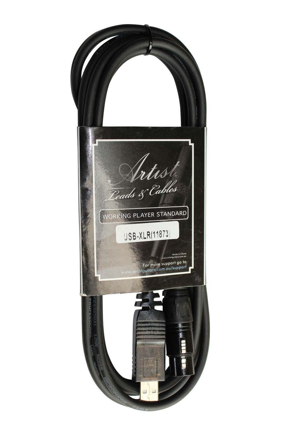 Artist USBX Audio Interface Cable/Lead USB to XLR 10ft (3m)