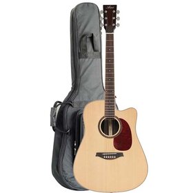 DS100CEQ Solid Top Cutaway Acoustic Electric Guitar