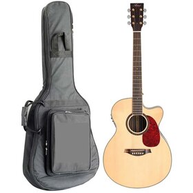 JM150CEQ Mini Jumbo Solid Top  Acoustic Electric Guitar