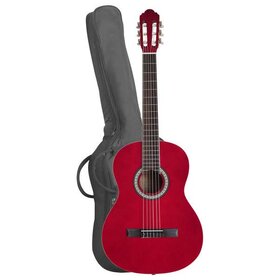 CL34 TRD 3/4 Classical Nylon String Guitar Red