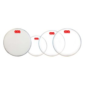 4PCDBLF 4 Piece Drum Skin/Head Pack 14 Snare 10 12 14