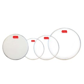 4PCDBLR 4 Piece Drum Skin/Head Pack 14 Snare 12 13 16