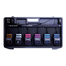U600 - Guitar Effects Pedal Board - Case fits 6 FX pedals