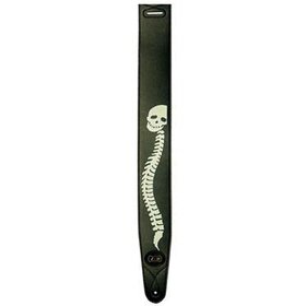 9916 Guitar Strap with Snake Skeleton Graphic