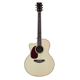 JUMBCEQL  Left Handed Jumbo Acoustic Electric Guitar