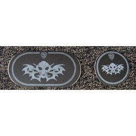 GPB40B Bass Drum Patch Black Nylon