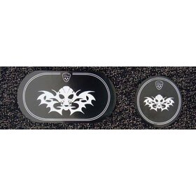 GPB40C Bass Drum Patch Black Plastic