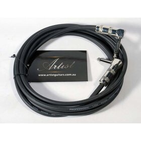 JJ009 10ft 10ft/3M Guitar Lead - 2 x Right Angle Plugs