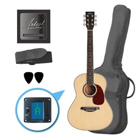 LSP34 3/4 Beginner Acoustic Guitar Pack - Gloss Natural