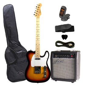TCPK TSB TC Style Electric Guitar Package Sunburst