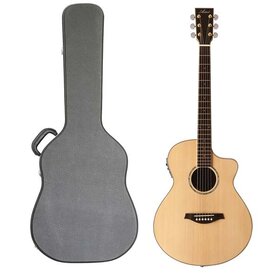 JM200+Case Solid Top Acoustic Electric Guitar with Case