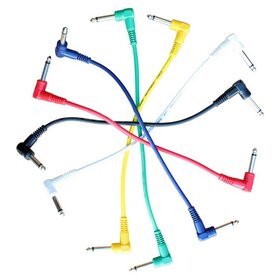 PCR1 Moulded Patch Cable 6 Pack - coloured