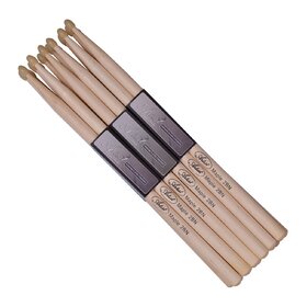 DSM2BN 12 Pairs of Maple Drumsticks with Nylon Tips