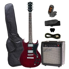 Artist  SGRDPK Electric Guitar Pack with Wilkinson Pickups,  Amp, Strap, Guitar Lead/ Cable 