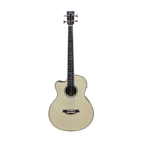 ABJ50-CEQ L Left Hand Acoustic Electric Bass Guitar Cutaway 