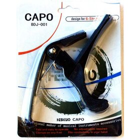 MCFBK Black Metal Flat Guitar Capo Suits Classical Guitars