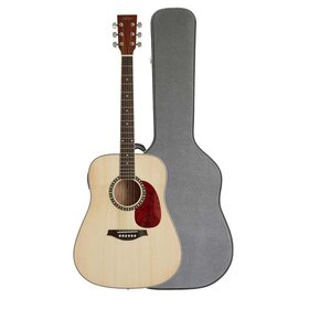DS120 + Case  Solid Top Dreadnought Size Acoustic Guitar