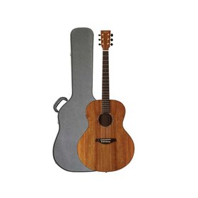BDJCEQ+C  Solid Wood  Acoustic Electric Guitar + Case