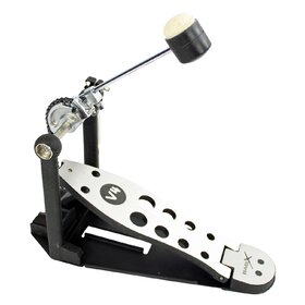 BPS100 Single Kick/Bass Drum Pedal, Chain Drive, Solid Foot Plate