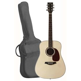 LSPMNTL  Left Handed Beginner Acoustic Guitar Pack - Left Hand Matt Natural