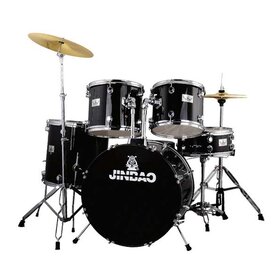 JBP0975 5 Piece Full Size Drum Kit, Blue - Complete set of Drums + Cymbals & Stool