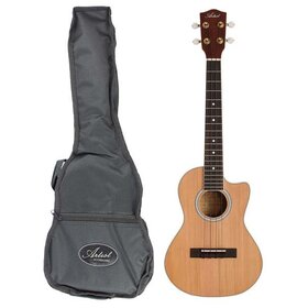 UKT200CEQ  Tenor Ukulele Solid Top & Back, Laminate Sides - with pickup & Bag 