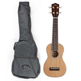 UKS200 Soprano Ukulele Solid Top & Back, Laminate Sides - with Bag
