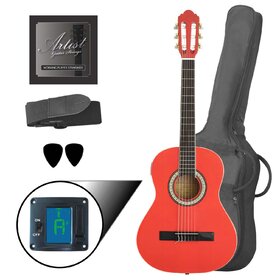 CL34 PK Value Pack 3/4 Classical Nylon String Guitar Pink