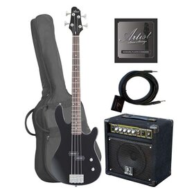 PB1 Pack Black Electric Bass Guitar with BP20