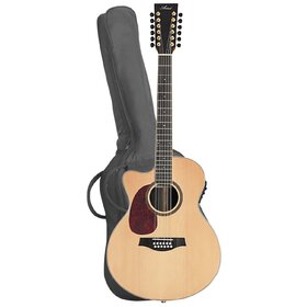 JM15012CEQ Left Hand 12 String Solid Top Acoustic Electric Guitar