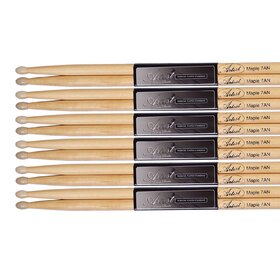 DSM7AN Maple Drum Sticks With NylonTips - 6 Pairs