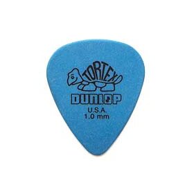JD418R1.0 Dunlop Tortex Guitar Pick - Blue 1.0mm 1 Piece