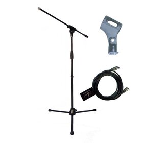 MIC STAND PACK (XLR-XLR) - Mic Stand, Clip and Cable