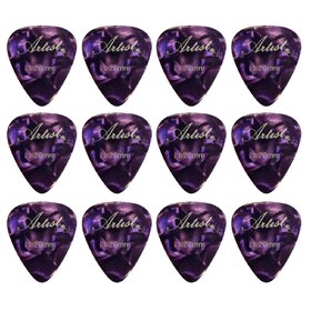 AP12A1.2 Coloured Celluloid Guitar Picks - 1.2mm/ 12 Pieces