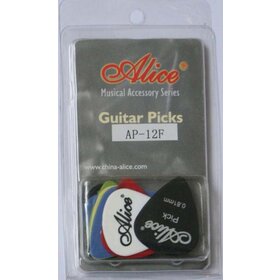 AP12F0.96 Matte Nylon Guitar Picks - 0.96mm/ 12 Pieces