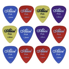 AP12F1.2 Matte Nylon Guitar Picks - 1.2mm/ 12 Pieces