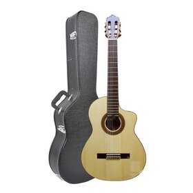 CS200+Case Solid Wood Nylon String Classical Guitar with Hard Case