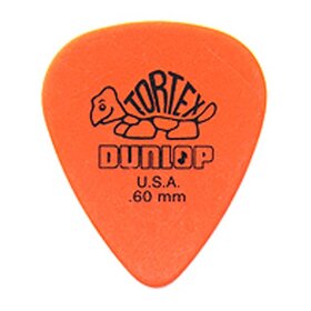 JD418R0.60 Dunlop Tortex Guitar Pick Orange .60mm 1 Piece