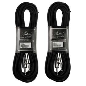JJ30 2 Pack | 30ft/10M Speaker Cable / Lead | Jack to Jack 1/4"