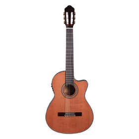 HG39303CEQ Solid Cedar Top Classical Electric Guitar with Cutaway & EQ
