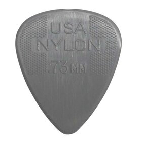 JD44R0.73 Dunlop Nylon Standard Guitar Pick - Grey 0.73mm 1 Piece