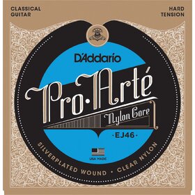 EJ46 D'Addario EJ46 Pro Arte Strings Clr/Sliver Hard