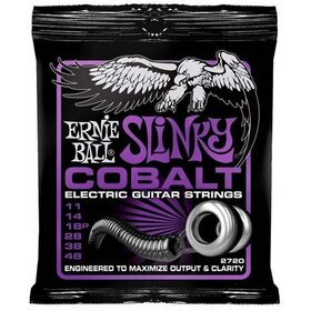 EB2720 Ernie Ball 2720 Electric Guitar Strings Cobalt Power Slinky (Purple) 11-48