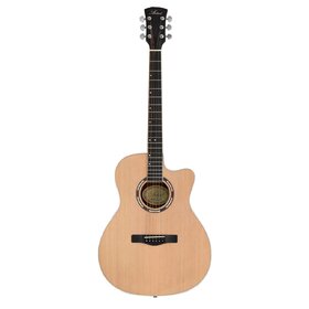 HW41JCM307 41" Solid Top Jumbo Acoustic Guitar with Cutway