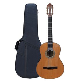 MC600C Hand Made Solid Wood Classical Guitar with foam case 